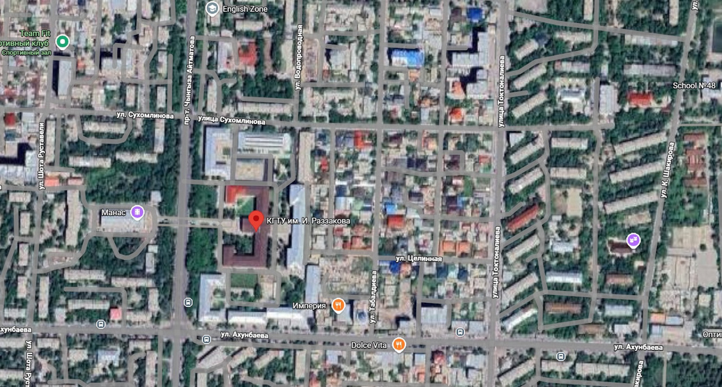 Схема проезда КГТУ